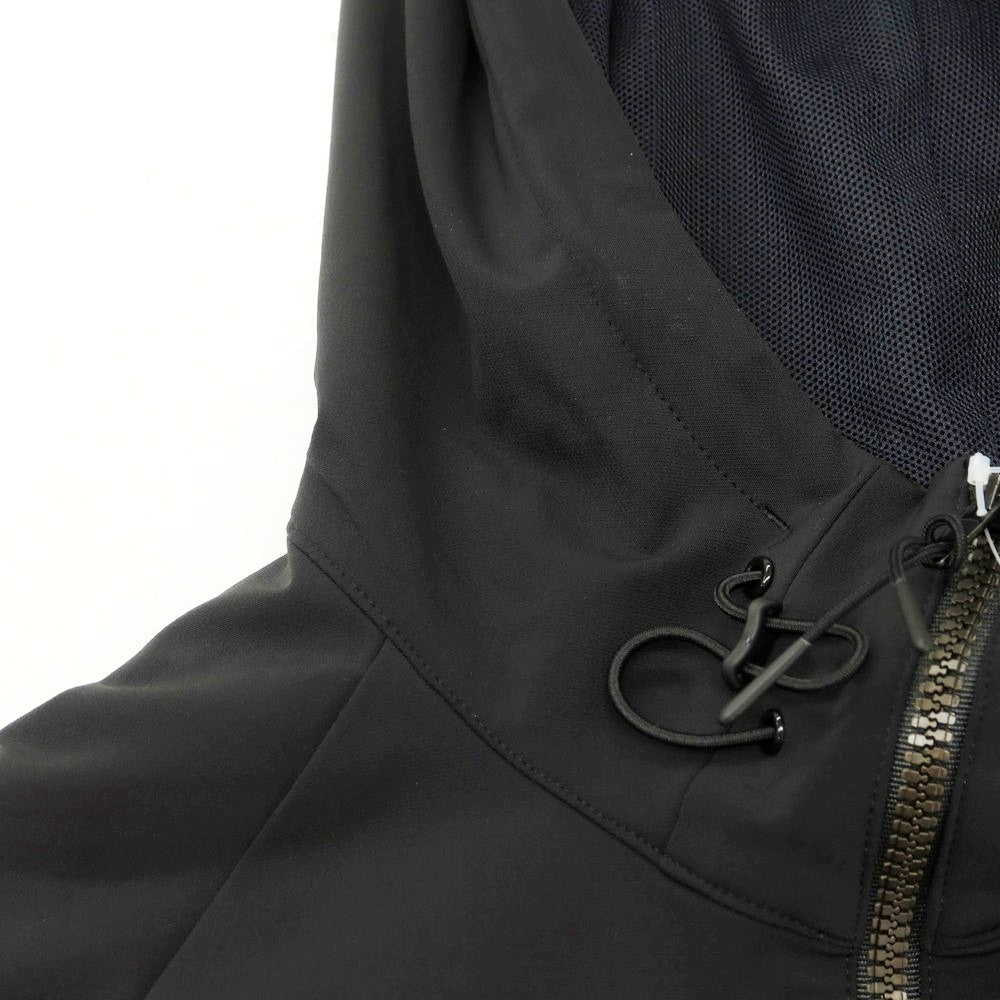 【中古】エイチアイピーバイ ソリード H.I.P. by SOLIDO ストレッチ ナイロン ダブルジップ フーデッドブルゾン ブラック【 2 】【 状態ランクB 】【 メンズ 】