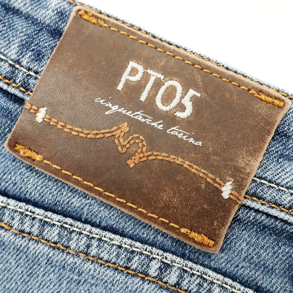 【中古】ピーティーゼロチンクエ PT05 ストレッチ コットン ジーンズ デニムパンツ ネイビーブルー系【 28 】【 状態ランクB 】【 メンズ 】