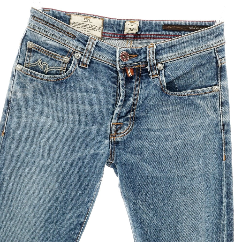 【中古】ピーティーゼロチンクエ PT05 ストレッチ コットン ジーンズ デニムパンツ ネイビーブルー系【 28 】【 状態ランクB 】【 メンズ 】
