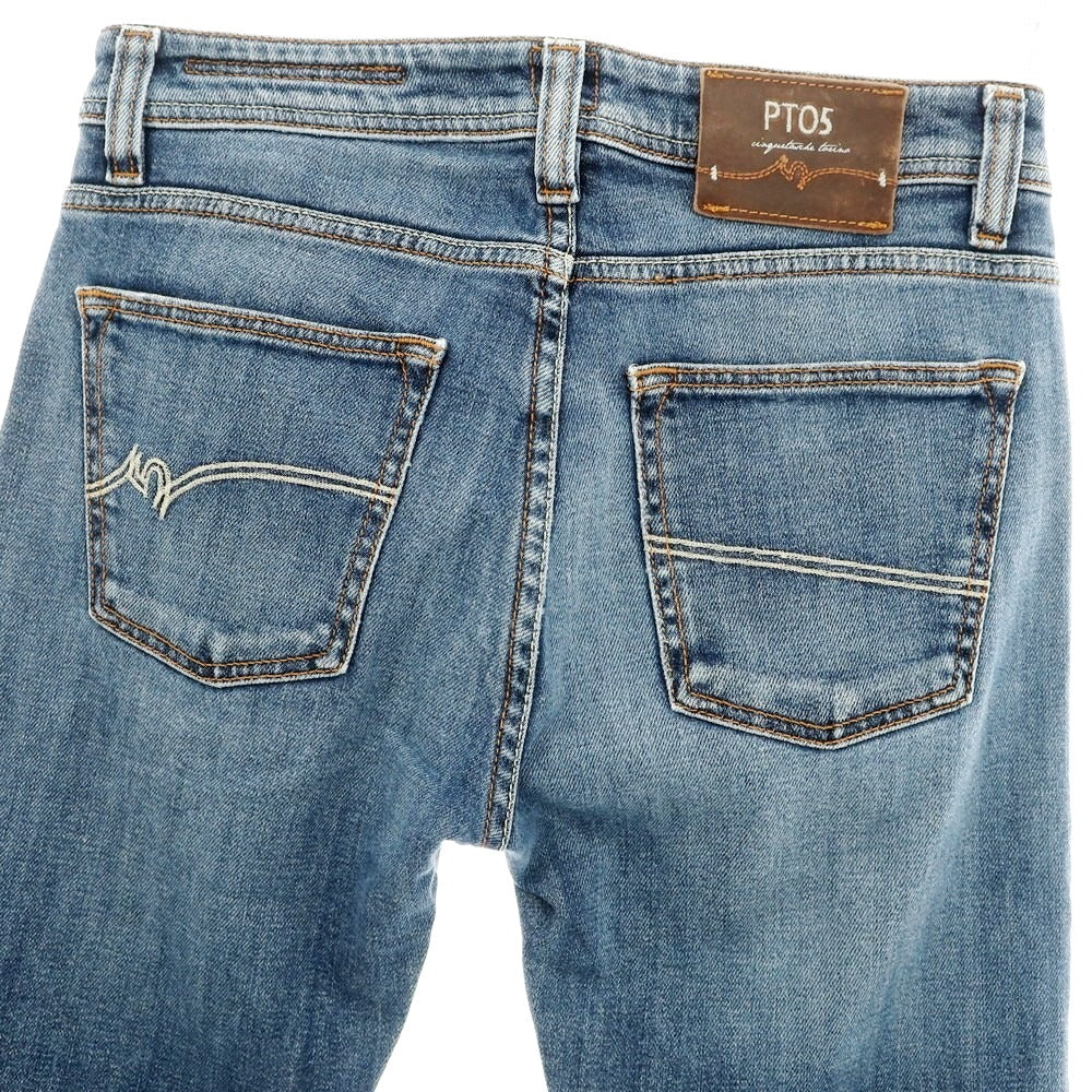 【中古】ピーティーゼロチンクエ PT05 ストレッチ コットン ジーンズ デニムパンツ ネイビーブルー系【 28 】【 状態ランクB 】【 メンズ 】