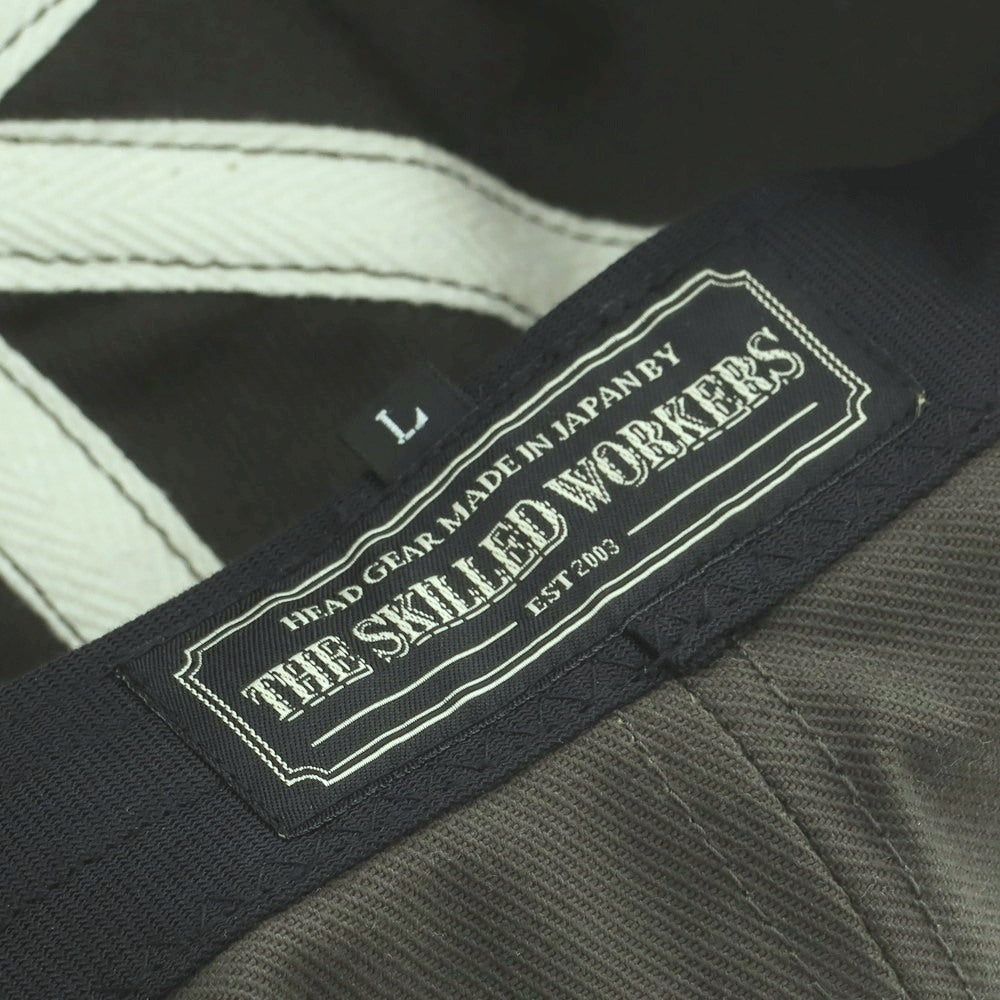 【中古】ザ スキルドワーカーズ The Skilled Workers コットン ベレー帽 オリーブ【 L 】【 状態ランクB 】【 メンズ 】