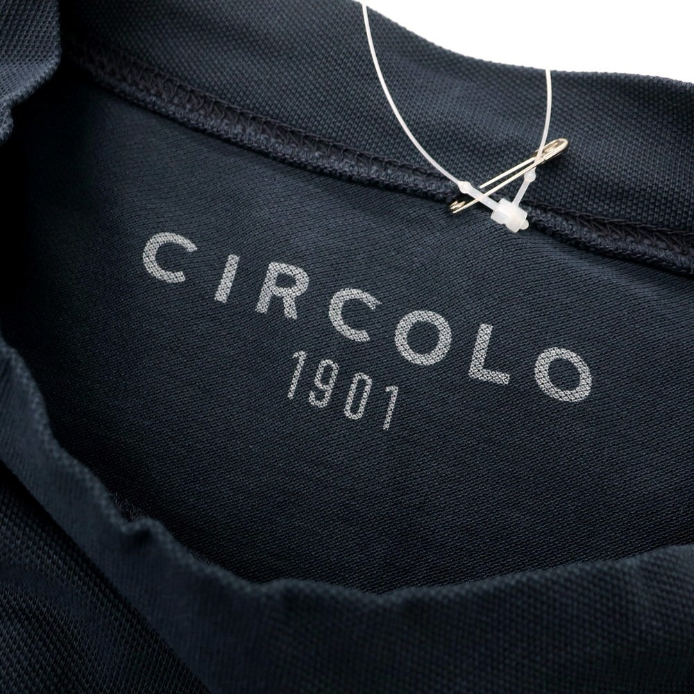 【中古】チルコロ1901 CIRCOLO 1901 ストレッチ コットン ポケット 半袖Tシャツ ネイビー【 2XL 】【 状態ランクB 】【 メンズ 】