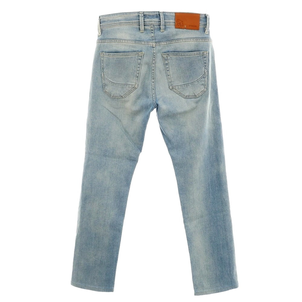 【中古】シビリア SIVIGLIA ストレッチ コットン ジーンズ デニムパンツ ライトブルー【 28 】【 状態ランクB 】【 メンズ 】