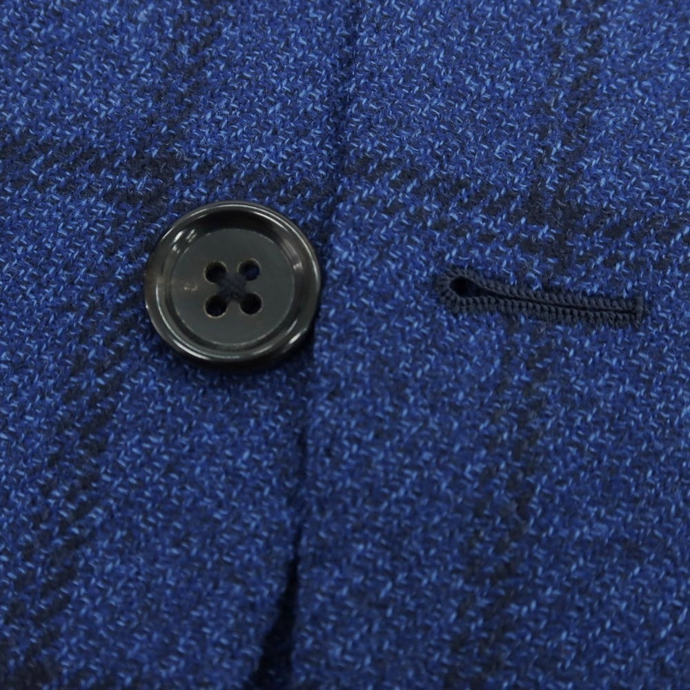 【中古】ブリッラ ペル イル グスト Brilla per il gusto ウール テーラードジャケット ダークブルー【 52 】【 状態ランクB 】【 メンズ 】