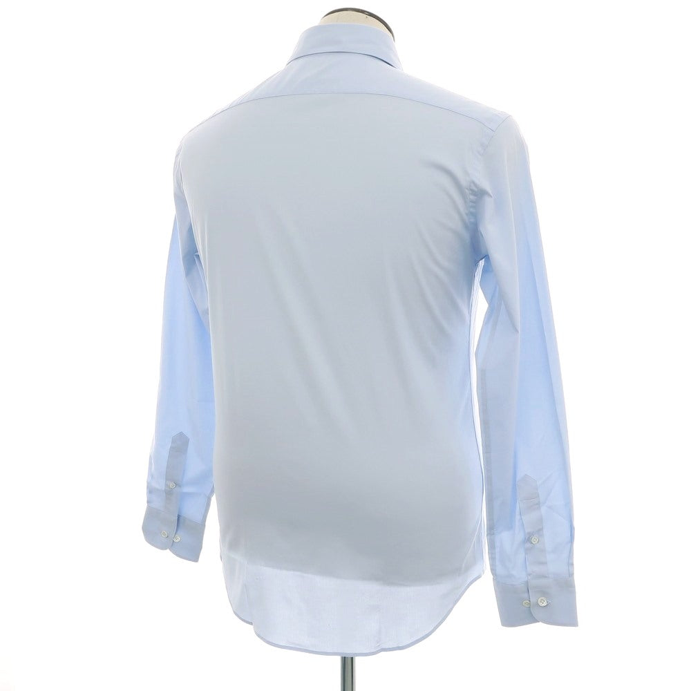 【中古】ガリポリカミチェリア GALLIPOLI camiceria fuego ストレッチ コットン ワイドカラー ドレスシャツ ライトブルー【 50 】【 状態ランクB 】【 メンズ 】