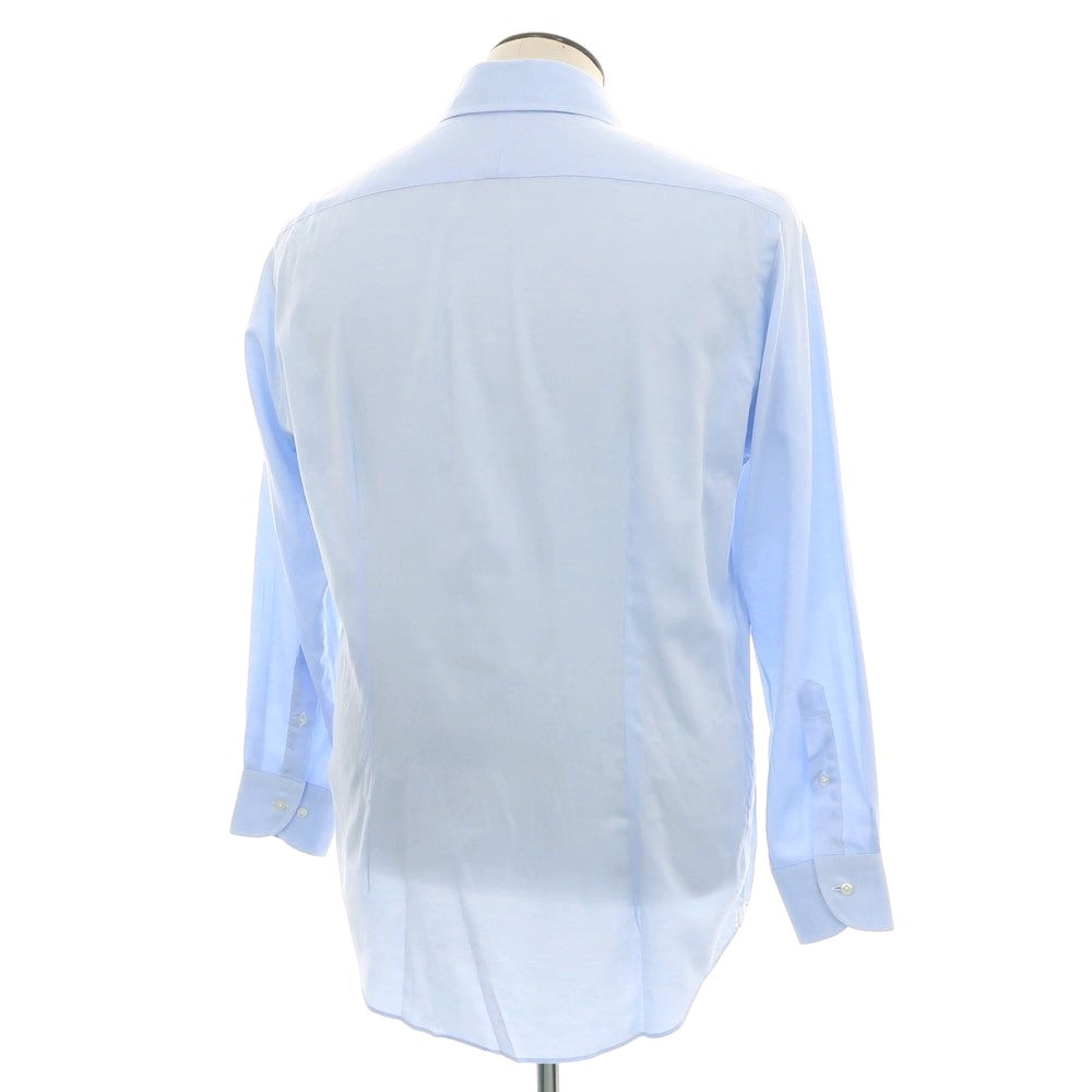 【中古】アザブテーラー azabu tailor コットン ボタンダウン ドレスシャツ ライトブルー【 サイズ表記なし(XXXL) 】【 状態ランクB 】【 メンズ 】