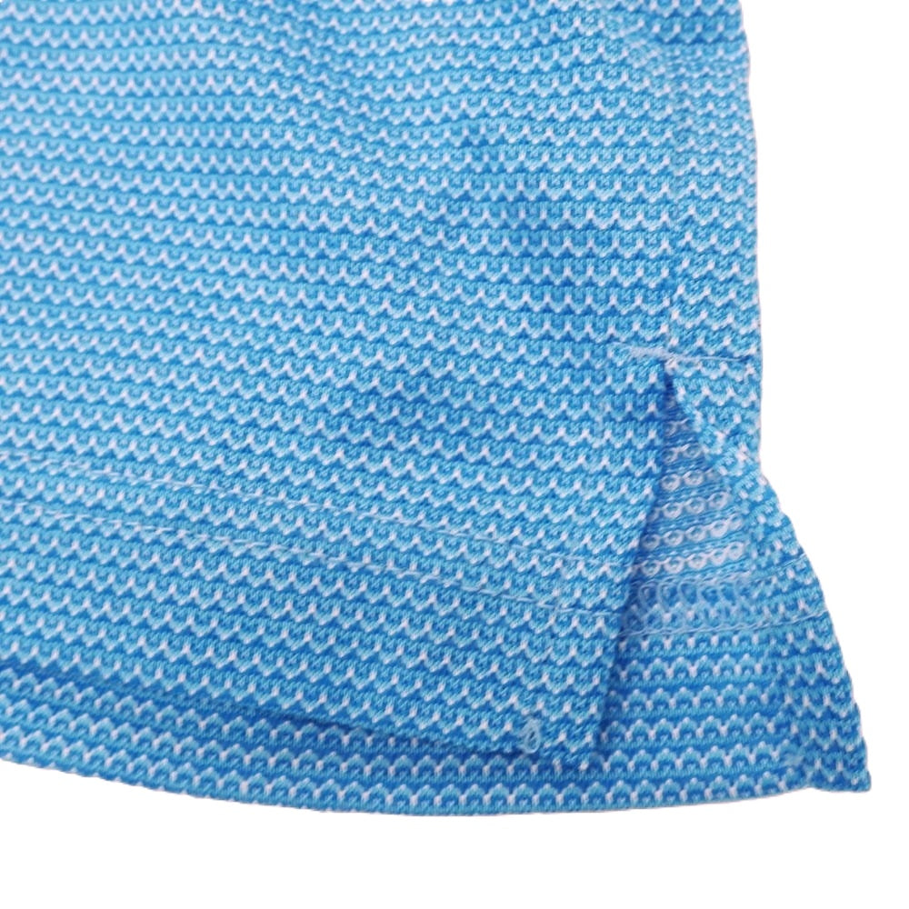 【中古】バーニーズニューヨーク BARNEYS NEWYORK コットン 半袖ポロシャツ ライトブルー【 L 】【 状態ランクB 】【 メンズ 】