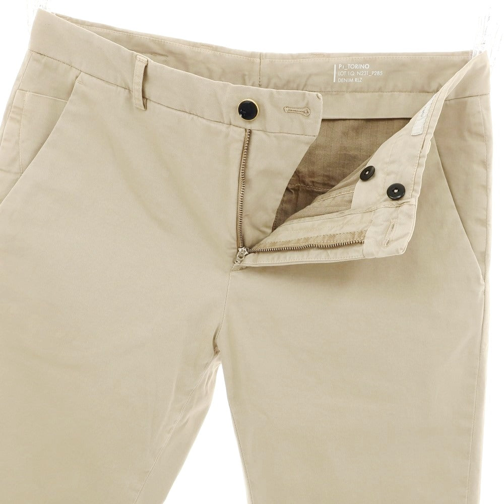【中古】ピーティートリノ PT TORINO JUNGLE ストレッチ コットン チノパンツ ベージュ【 32 】【 状態ランクC 】【 メンズ 】