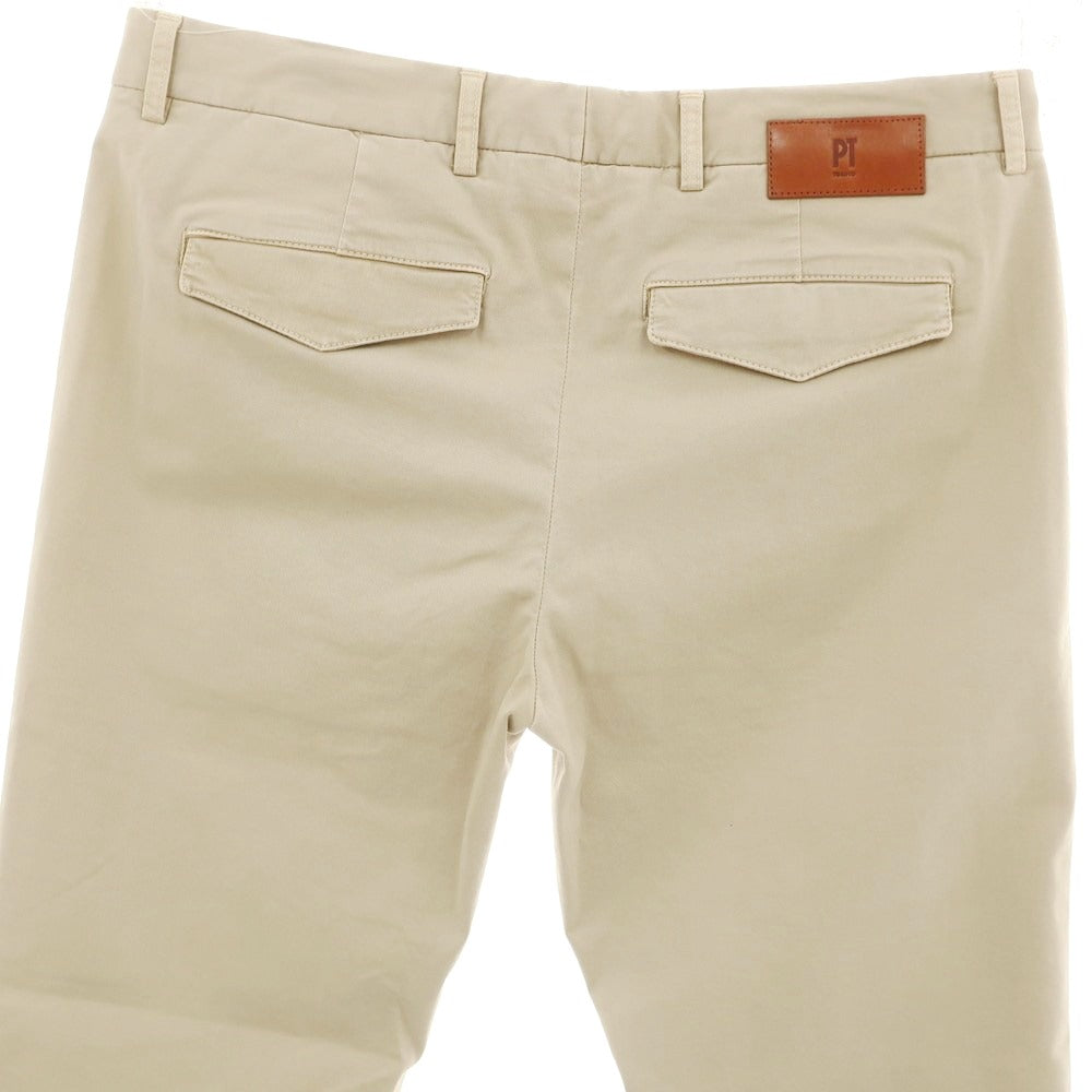【中古】ピーティートリノ PT TORINO JUNGLE ストレッチ コットン チノパンツ ベージュ【 32 】【 状態ランクC 】【 メンズ 】