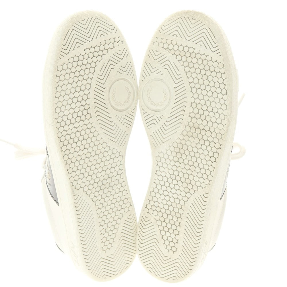 【中古】フレッドペリー FRED PERRY レザー スニーカー ホワイト【 UK8 】【 状態ランクB 】【 メンズ 】
