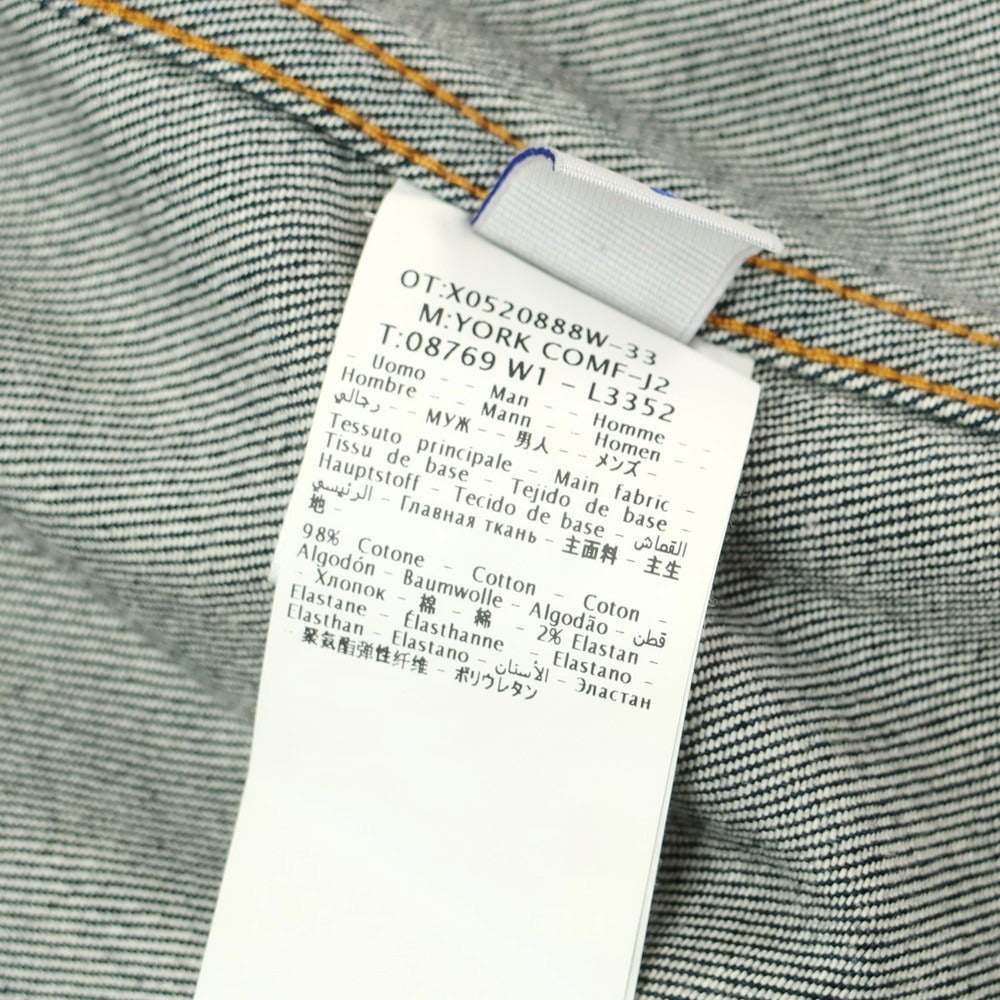 【中古】ヤコブコーエン JACOB COHEN YORK COMF ストレッチ コットン デニムジャケット ネイビー【 L 】【 状態ランクA 】【 メンズ 】