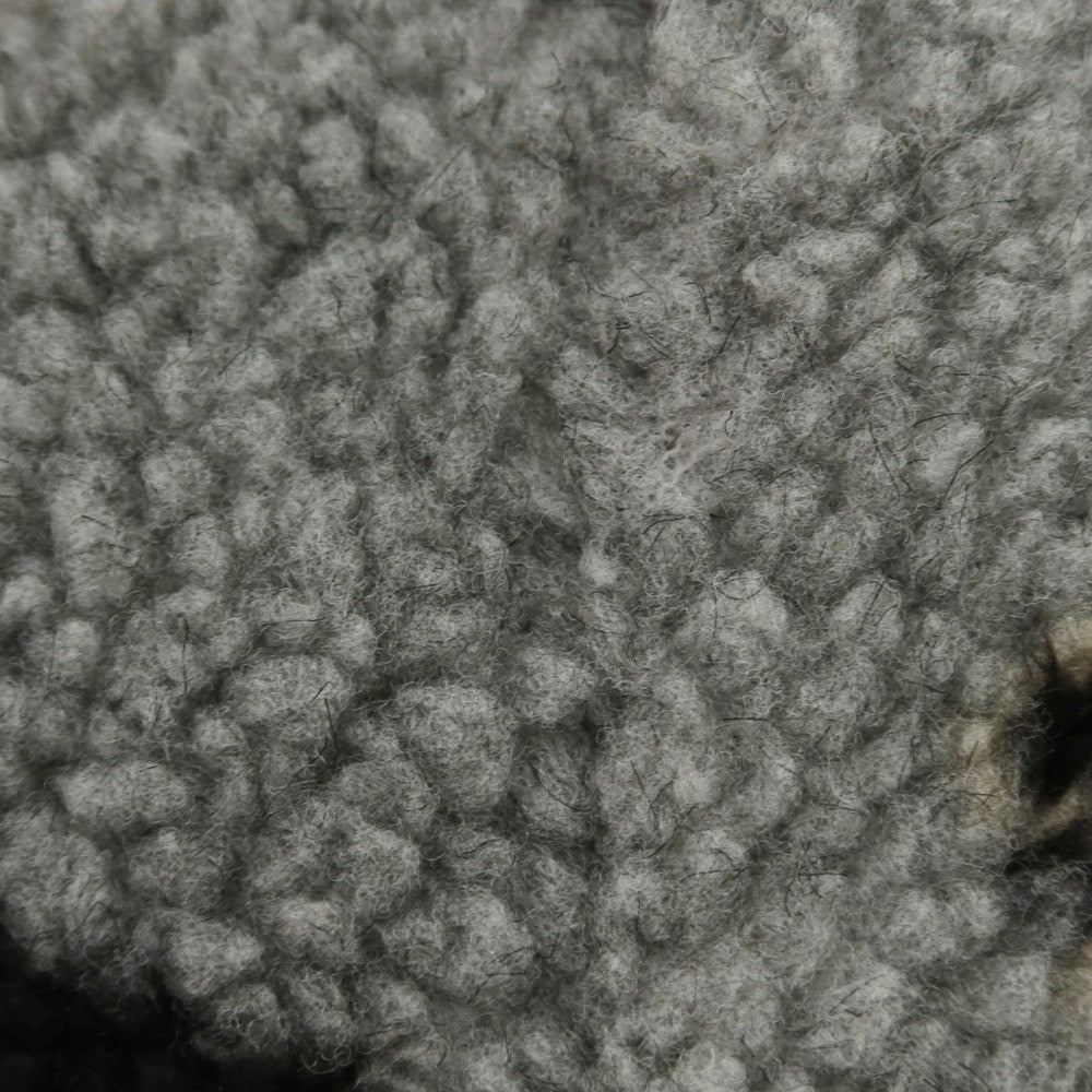 【中古】ファーフィールド オリジナル FARFIELD ORIGINAL ヒツジ柄 フリースジャケット グレーxブラック【 4 】【 状態ランクB 】【 メンズ 】