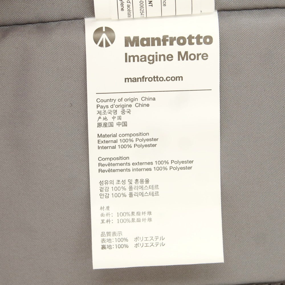 【中古】マンフロット Manfrotto ポリエステル ショルダーバッグ カメラバッグ ブラック【 状態ランクB 】【 メンズ 】