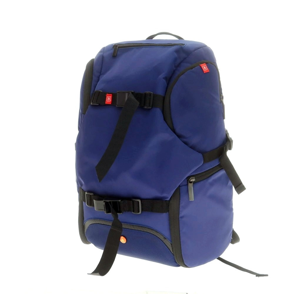 【中古】マンフロット Manfrotto ナイロン バックパック・リュック カメラバッグ ライトネイビー【 状態ランクB 】【 メンズ 】