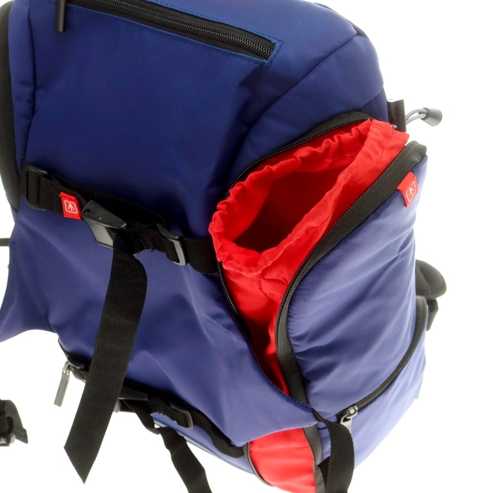 【中古】マンフロット Manfrotto ナイロン バックパック・リュック カメラバッグ ライトネイビー【 状態ランクB 】【 メンズ 】