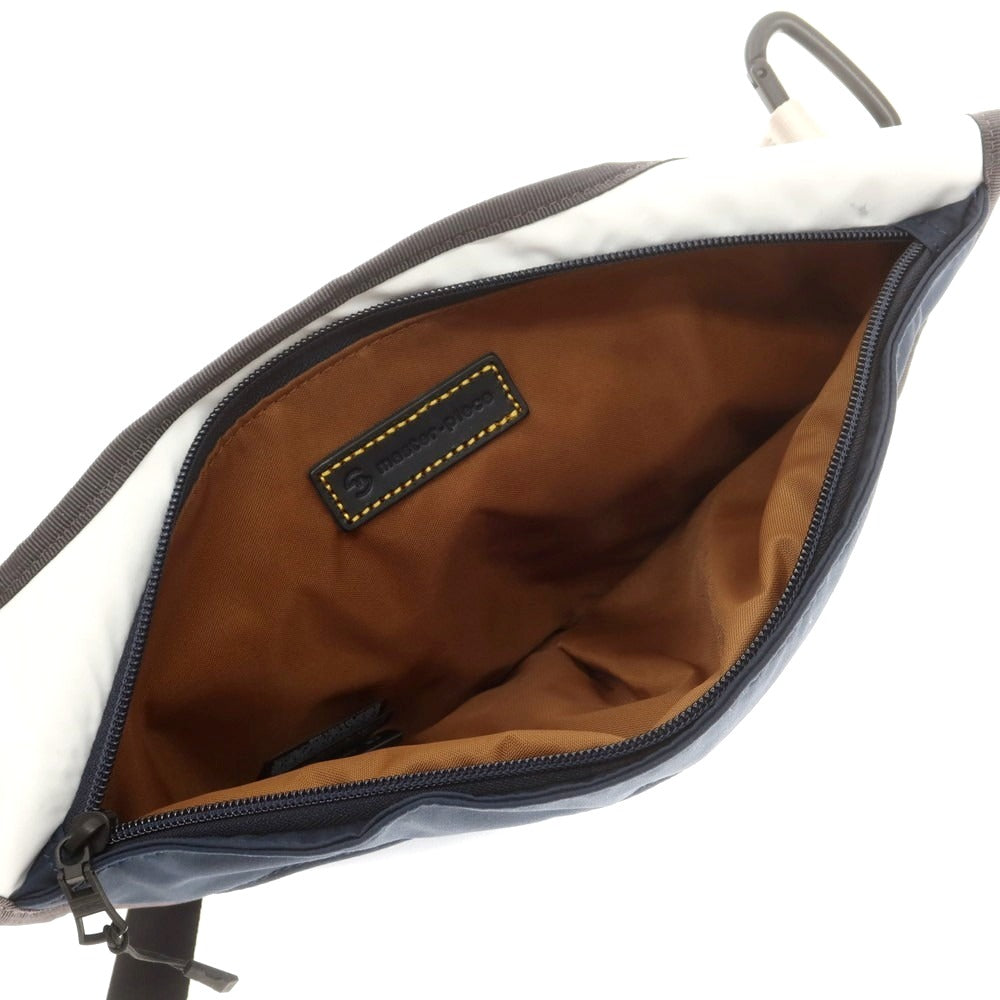 【中古】マスターピース MASTER PIECE ナイロン ショルダーバッグ アイスブルーxネイビー【 状態ランクC 】【 メンズ 】