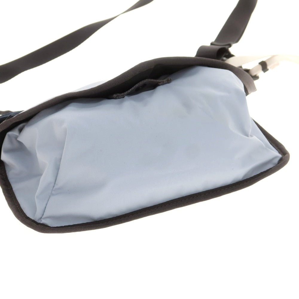 【中古】マスターピース MASTER PIECE ナイロン ショルダーバッグ アイスブルーxネイビー【 状態ランクC 】【 メンズ 】