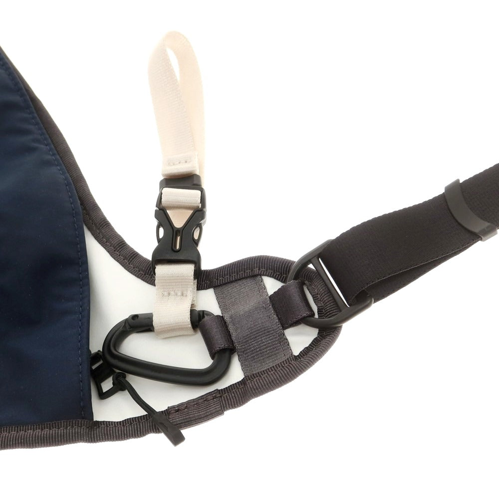 【中古】マスターピース MASTER PIECE ナイロン ショルダーバッグ アイスブルーxネイビー【 状態ランクC 】【 メンズ 】