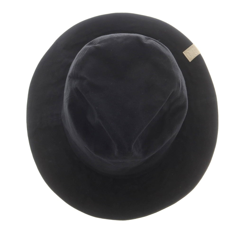 【中古】【未使用】カシラ CA4LA コットン 中折れハット ブラック【 L 】【 状態ランクS 】【 メンズ 】