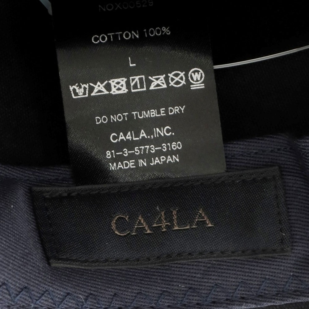 【中古】【未使用】カシラ CA4LA コットン 中折れハット ブラック【 L 】【 状態ランクS 】【 メンズ 】