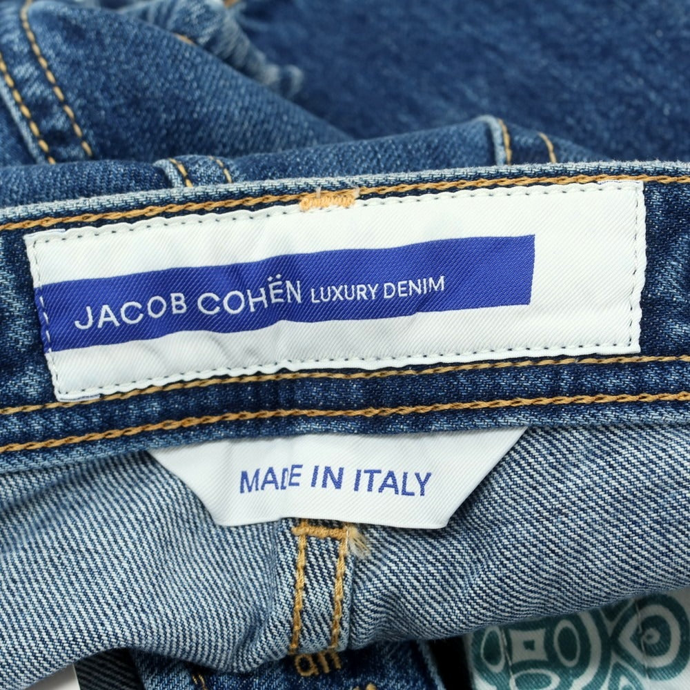 【新品】ヤコブコーエン JACOB COHEN SCOTT PREMIUM EDITION コットン ジーンズ デニムパンツ ブルー【 34 】【 状態ランクN 】【 メンズ 】