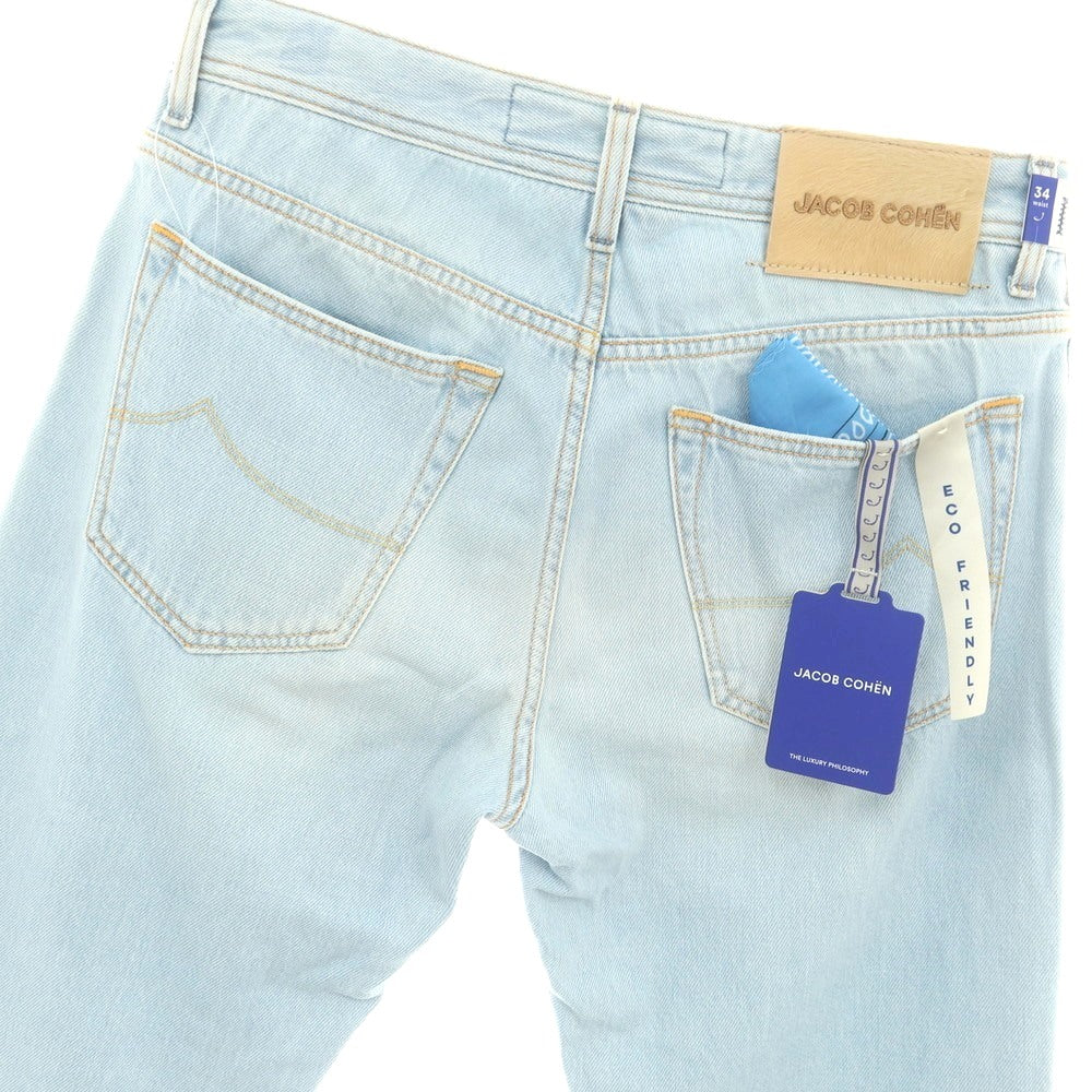 【新品アウトレット】ヤコブコーエン JACOB COHEN BARD コットン ジーンズ デニムパンツ アイスブルー【 34 】【 状態ランクN- 】【 メンズ 】
