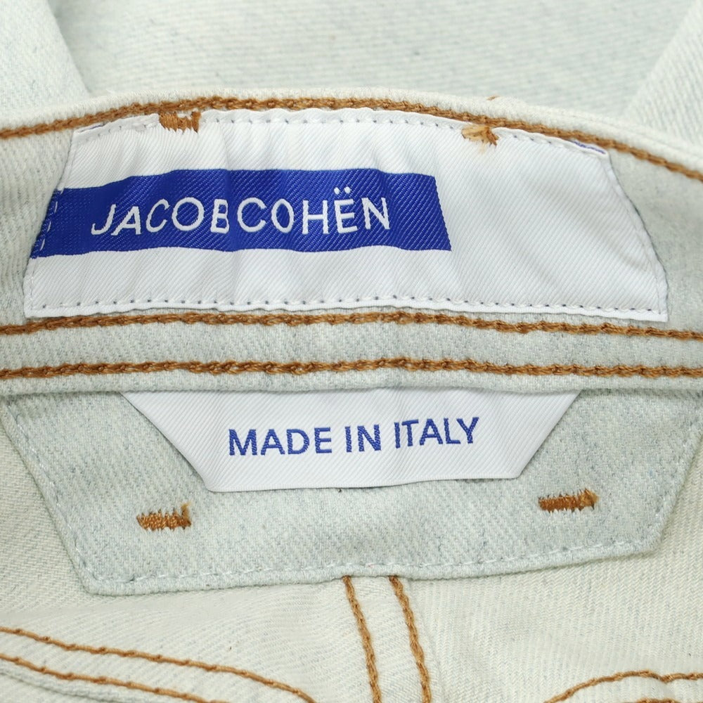 【新品アウトレット】ヤコブコーエン JACOB COHEN HARRISON ストレッチ コットン ジーンズ デニムパンツ アイスブルー系【 34 】【 状態ランクN- 】【 メンズ 】