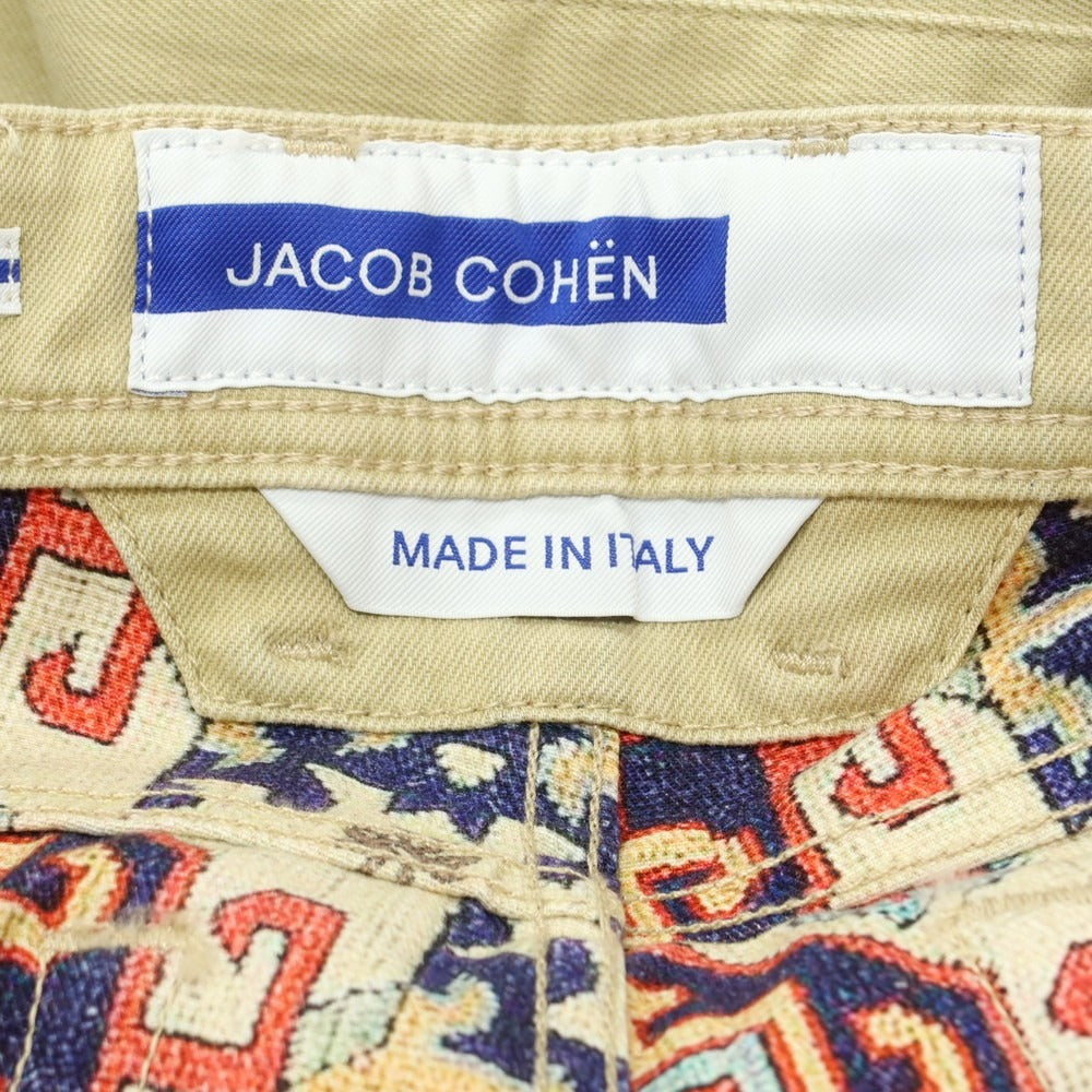 【新品】ヤコブコーエン JACOB COHEN SCOTT ストレッチ コットン 5ポケットパンツ ベージュ【 34 】【 状態ランクN 】【 メンズ 】
