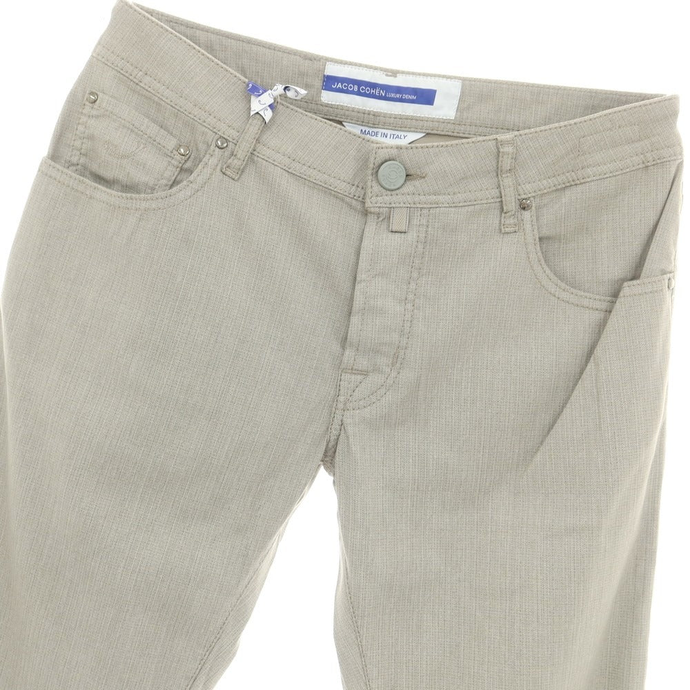 【新品】ヤコブコーエン JACOB COHEN NICK SLIM ストレッチ コットン 5ポケットパンツ グレー【 34 】【 状態ランクN 】【 メンズ 】