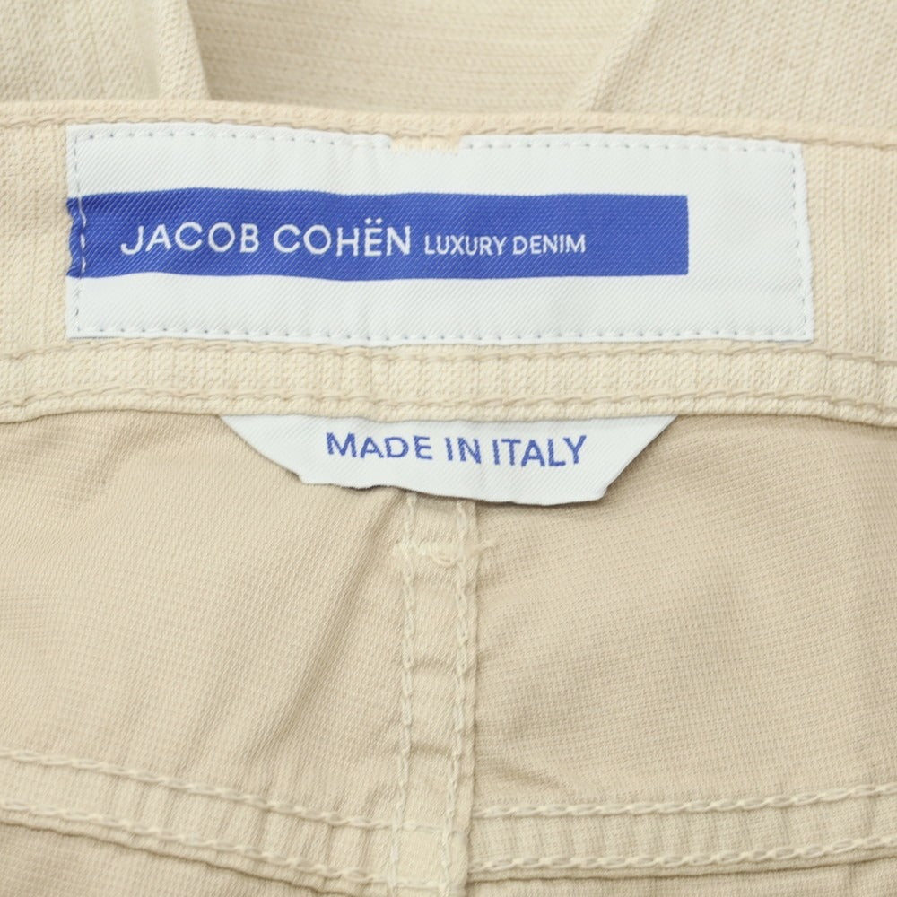 【新品】ヤコブコーエン JACOB COHEN SCOTT ストレッチ コットン 5ポケットパンツ ベージュ【 34 】【 状態ランクN 】【 メンズ 】