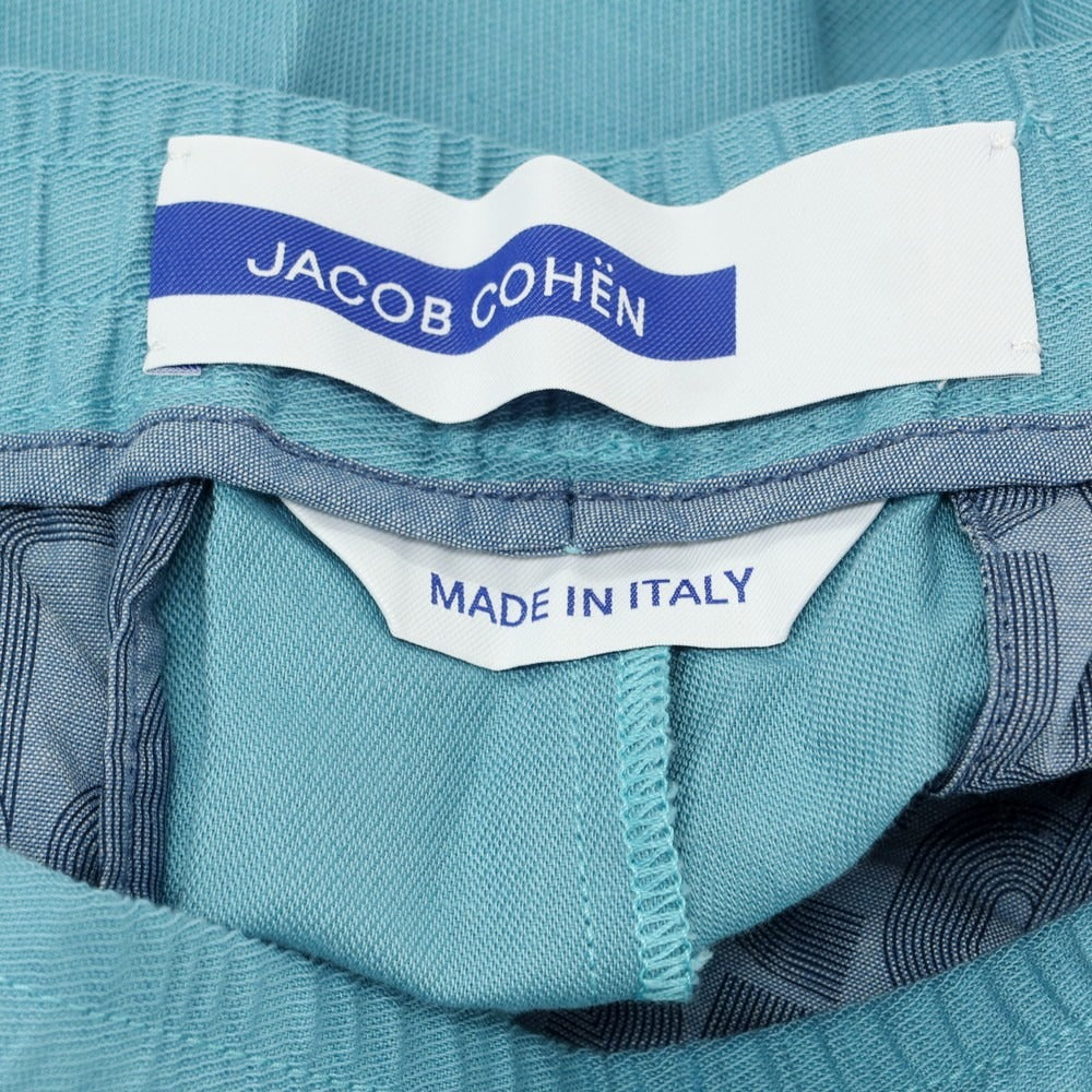 【新品】ヤコブコーエン JACOB COHEN DANIEL コットンリネン イージーパンツ ライトブルー【 L 】【 状態ランクN 】【 メンズ 】