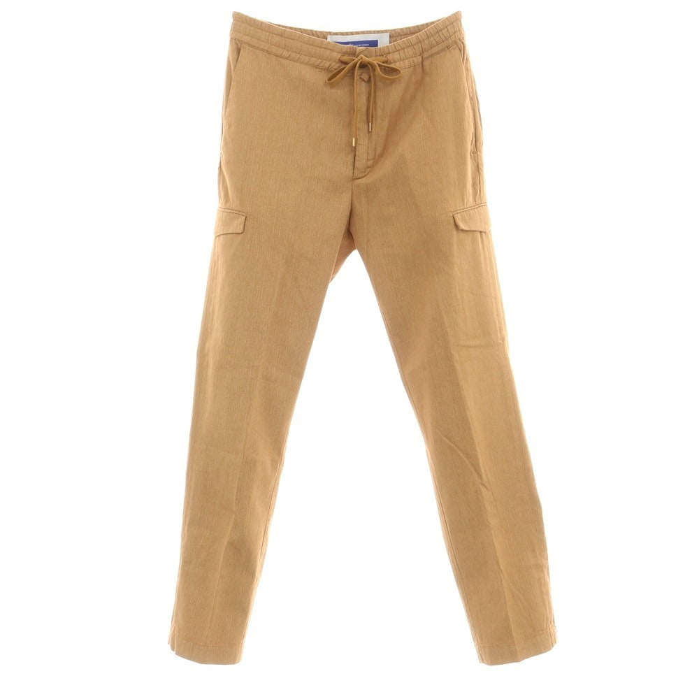 【新品】ヤコブコーエン JACOB COHEN STEVE ストレッチ コットン イージーカーゴパンツ ブラウンベージュ【 34 】【 状態ランクN 】【 メンズ 】