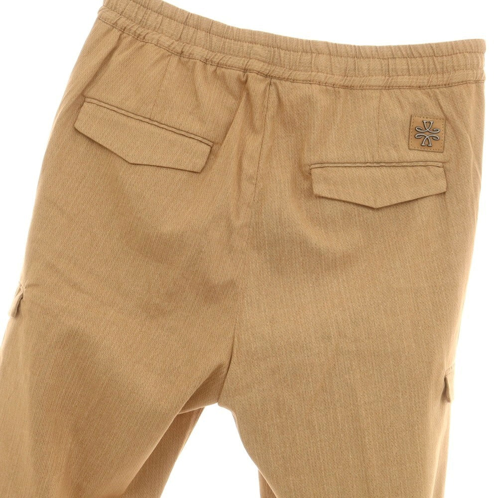【新品】ヤコブコーエン JACOB COHEN STEVE ストレッチ コットン イージーカーゴパンツ ブラウンベージュ【 34 】【 状態ランクN 】【 メンズ 】