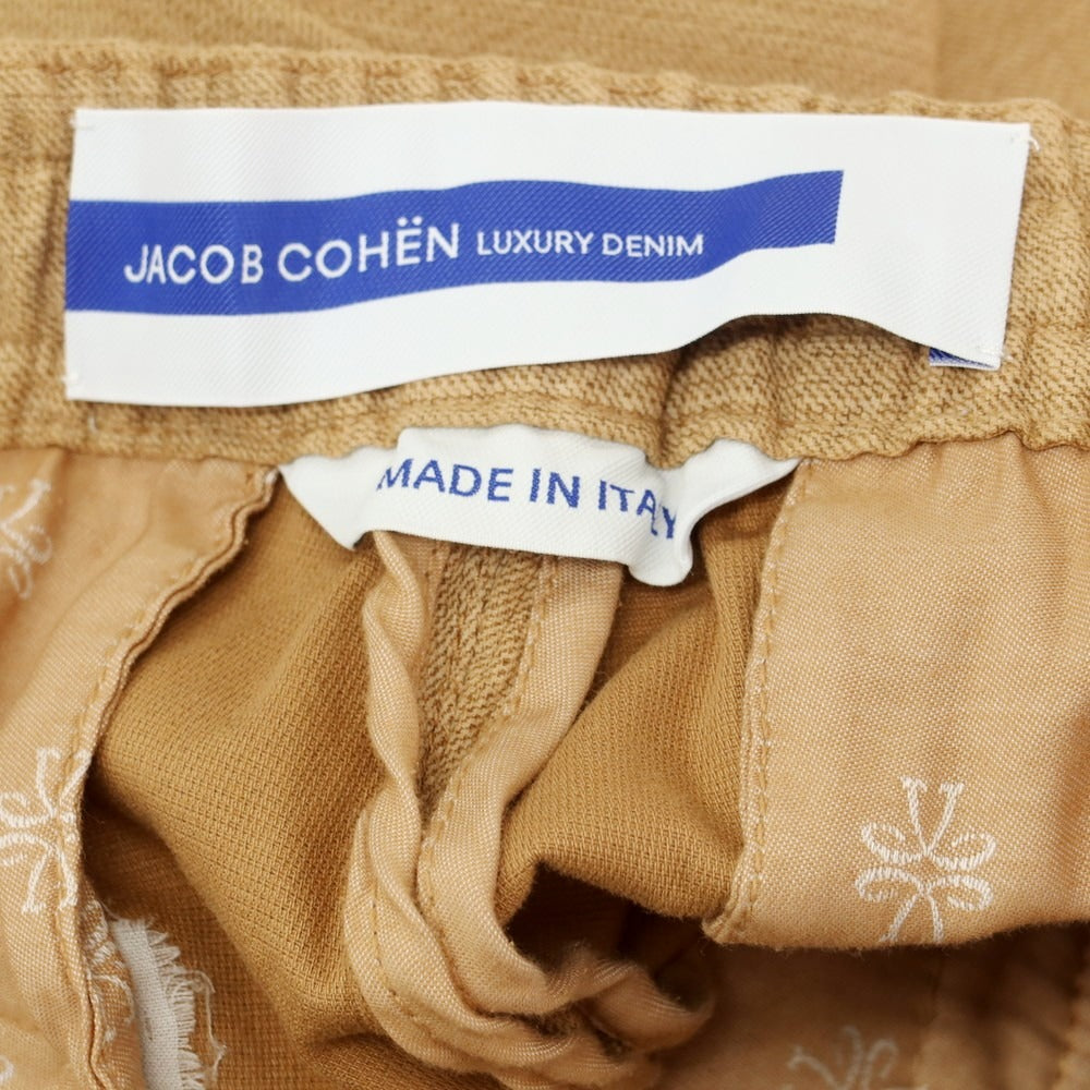 【新品】ヤコブコーエン JACOB COHEN STEVE ストレッチ コットン イージーカーゴパンツ ブラウンベージュ【 34 】【 状態ランクN 】【 メンズ 】