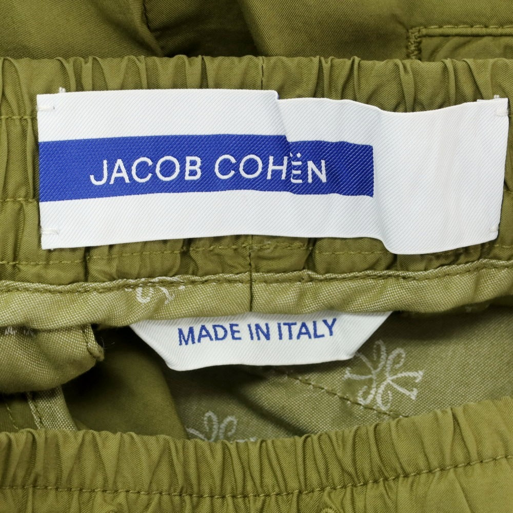 【新品】ヤコブコーエン JACOB COHEN DANIEL ストレッチ コットン イージーパンツ オリーブ【 L 】【 状態ランクN 】【 メンズ 】