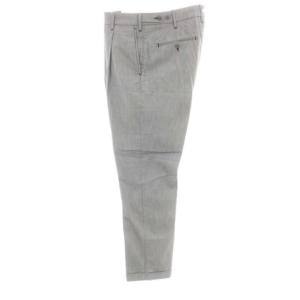 【新品】ヤコブコーエン JACOB COHEN HENRY ストレッチ コットンリヨセル ハウンドトゥース カジュアルスラックスパンツ ネイビーxホワイト【 34 】【 状態ランクN 】【 メンズ 】