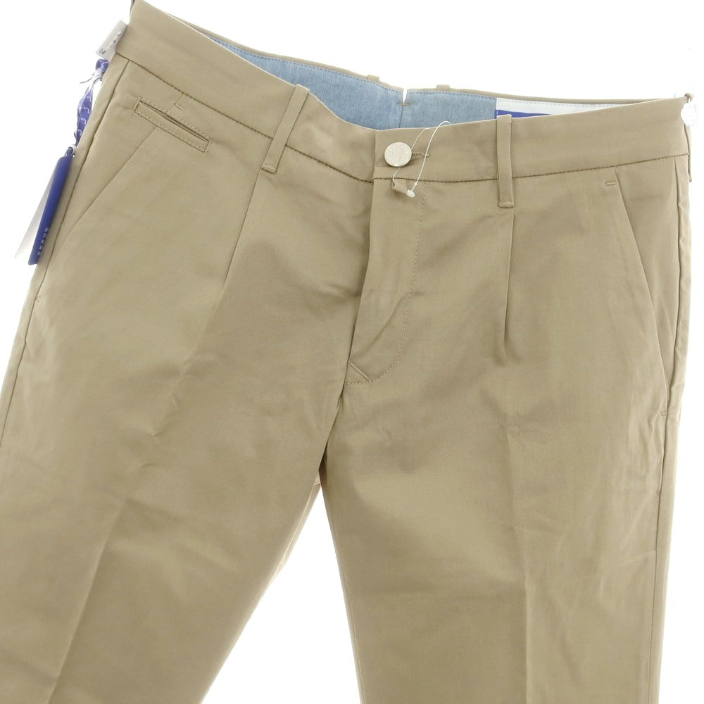 【新品】ヤコブコーエン JACOB COHEN BOBBY 2 ストレッチ コットン カジュアルスラックスパンツ カーキ【 34 】【 状態ランクN 】【 メンズ 】
