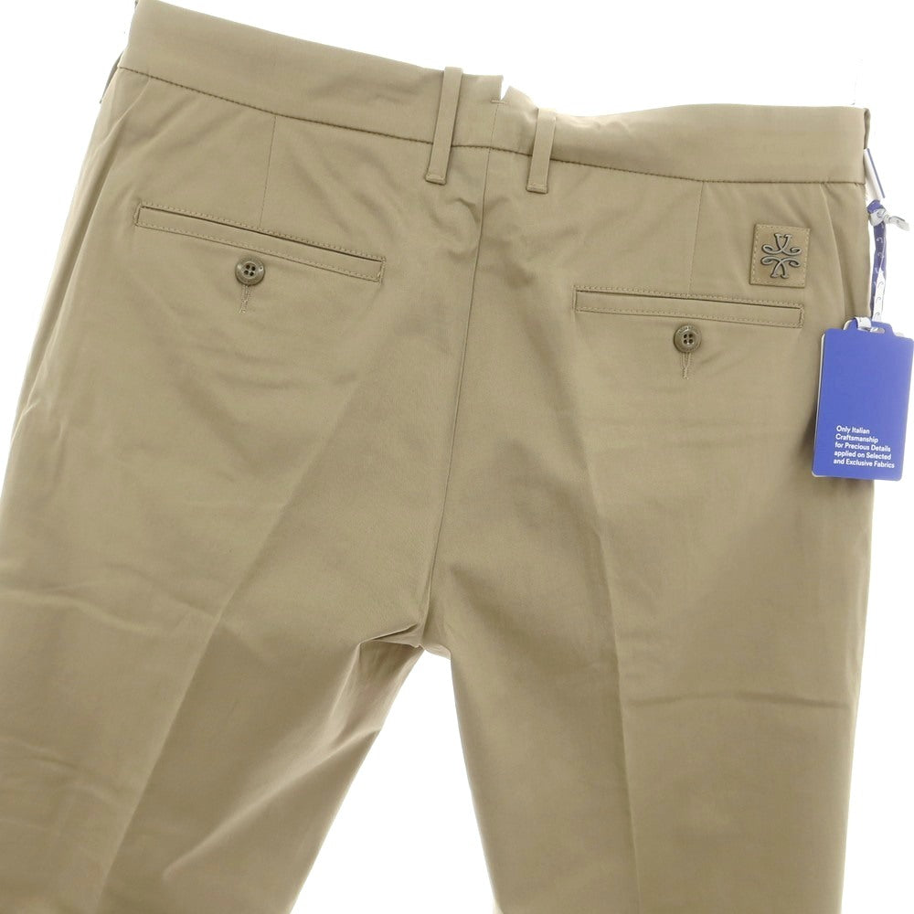 【新品】ヤコブコーエン JACOB COHEN BOBBY 2 ストレッチ コットン カジュアルスラックスパンツ カーキ【 34 】【 状態ランクN 】【 メンズ 】