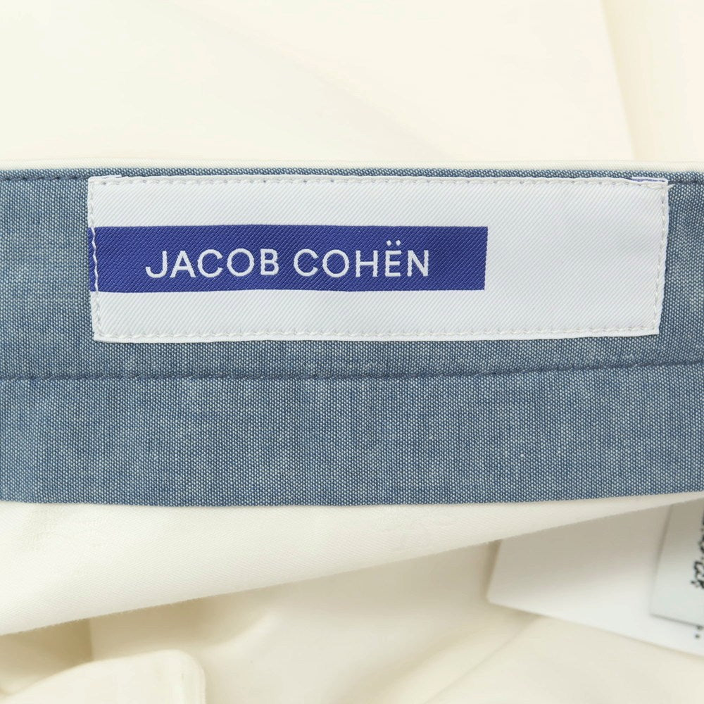 【新品アウトレット】ヤコブコーエン JACOB COHEN HAROLD ストレッチ コットン カジュアルスラックスパンツ ホワイト【 34 】【 状態ランクN- 】【 メンズ 】
