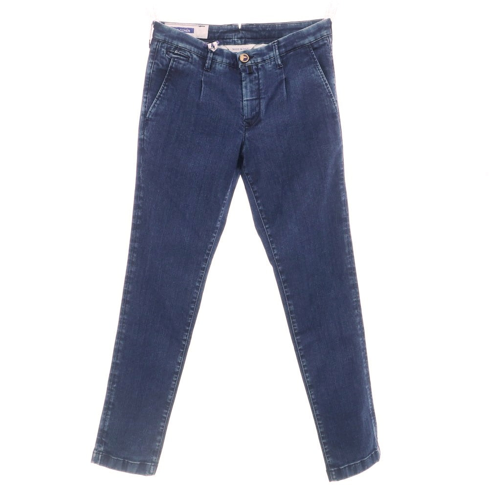 【新品】ヤコブコーエン JACOB COHEN BOBBY 2 ストレッチ コットンポリエステル ジーンズ デニムパンツ ネイビーブルー【 34 】【 状態ランクN 】【 メンズ 】