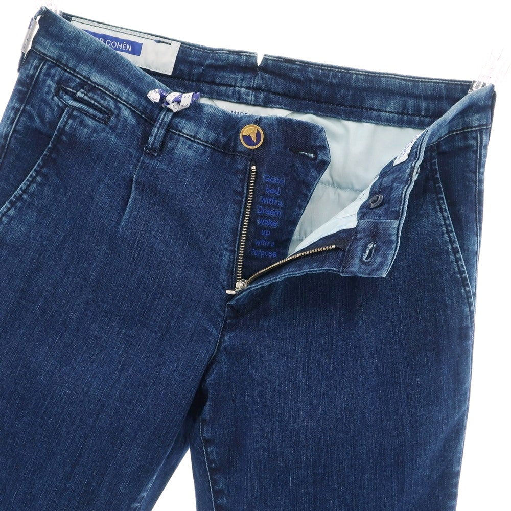 【新品】ヤコブコーエン JACOB COHEN BOBBY 2 ストレッチ コットンポリエステル ジーンズ デニムパンツ ネイビーブルー【 34 】【 状態ランクN 】【 メンズ 】
