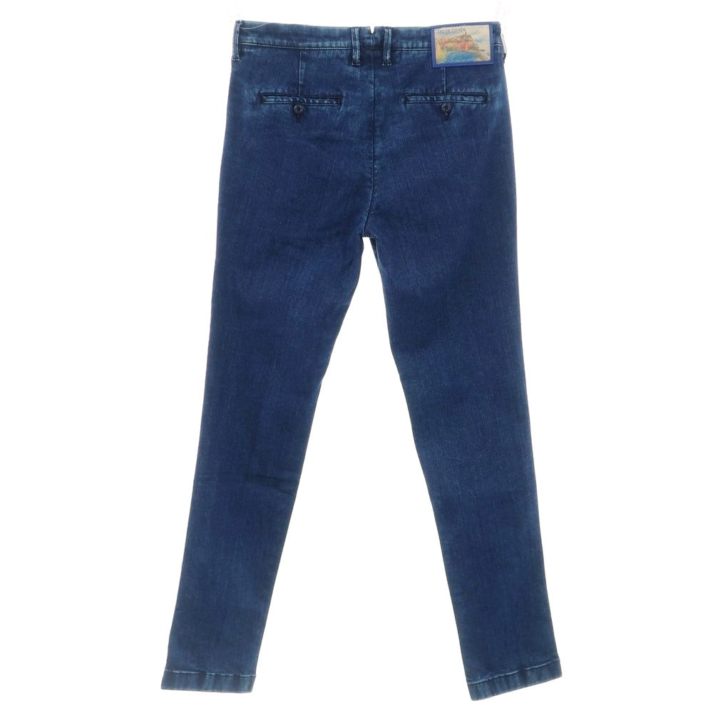 【新品】ヤコブコーエン JACOB COHEN BOBBY 2 ストレッチ コットンポリエステル ジーンズ デニムパンツ ネイビーブルー【 34 】【 状態ランクN 】【 メンズ 】