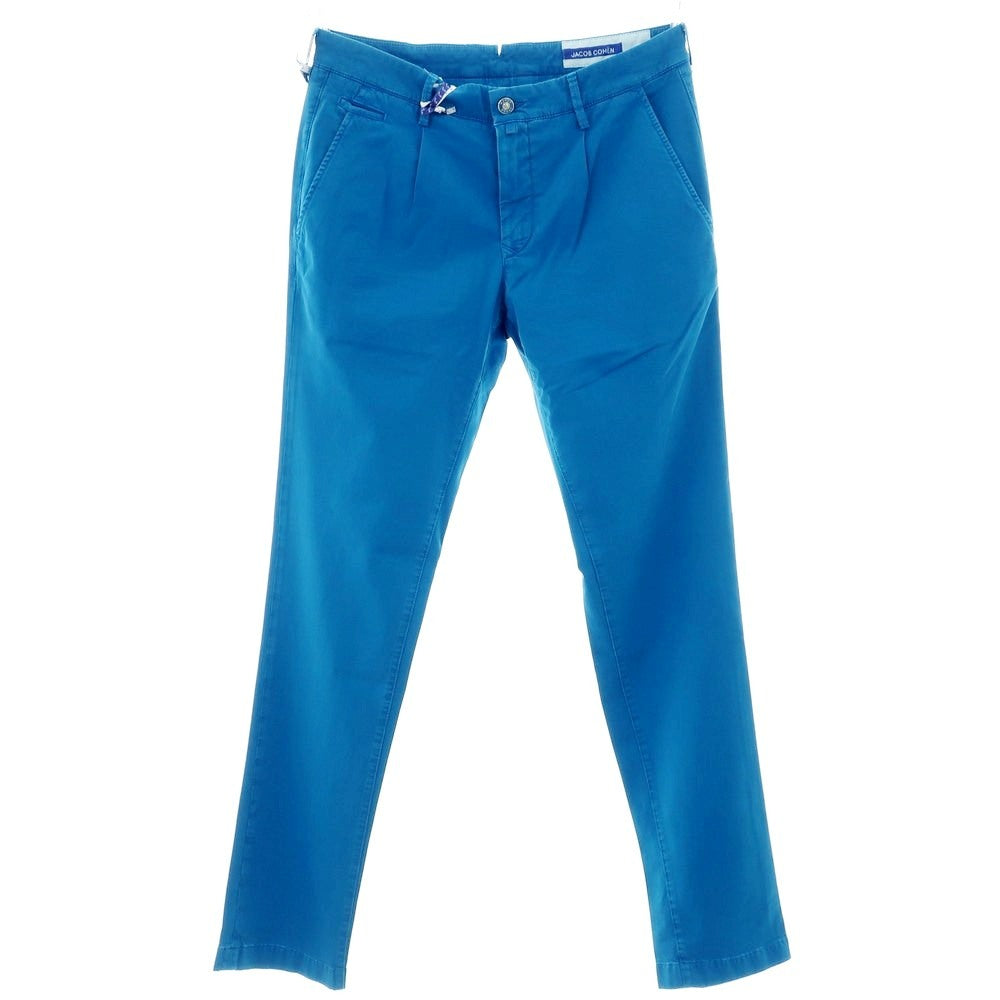 【SALE10%OFF/返品不可】【新品】ヤコブコーエン JACOB COHEN BOBBY 2 ストレッチ コットンリヨセル カジュアルスラックスパンツ ブルー【 34 】【 状態ランクN 】【 メンズ 】