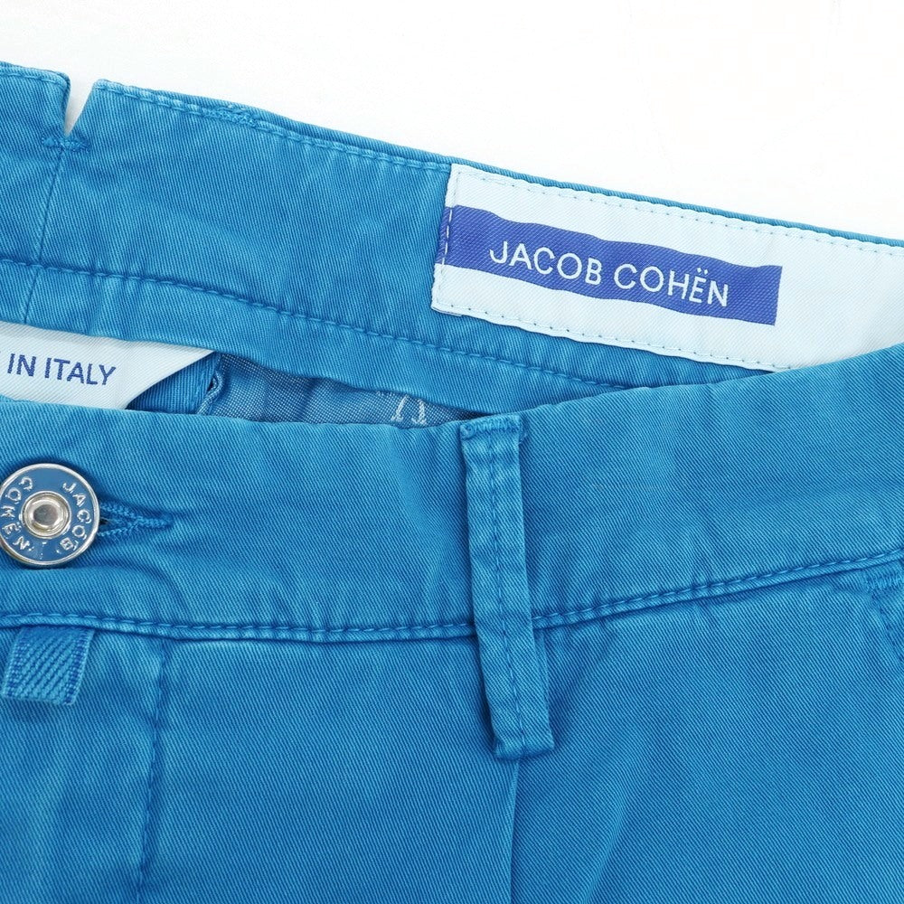 【SALE10%OFF/返品不可】【新品】ヤコブコーエン JACOB COHEN BOBBY 2 ストレッチ コットンリヨセル カジュアルスラックスパンツ ブルー【 34 】【 状態ランクN 】【 メンズ 】