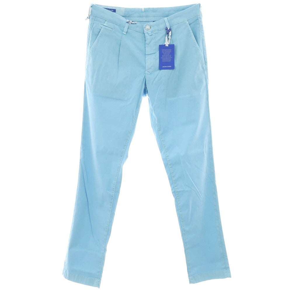【SALE10%OFF/返品不可】【新品】ヤコブコーエン JACOB COHEN BOBBY 2 ストレッチ コットンリヨセル カジュアルスラックスパンツ ライトブルー【 34 】【 状態ランクN 】【 メンズ 】