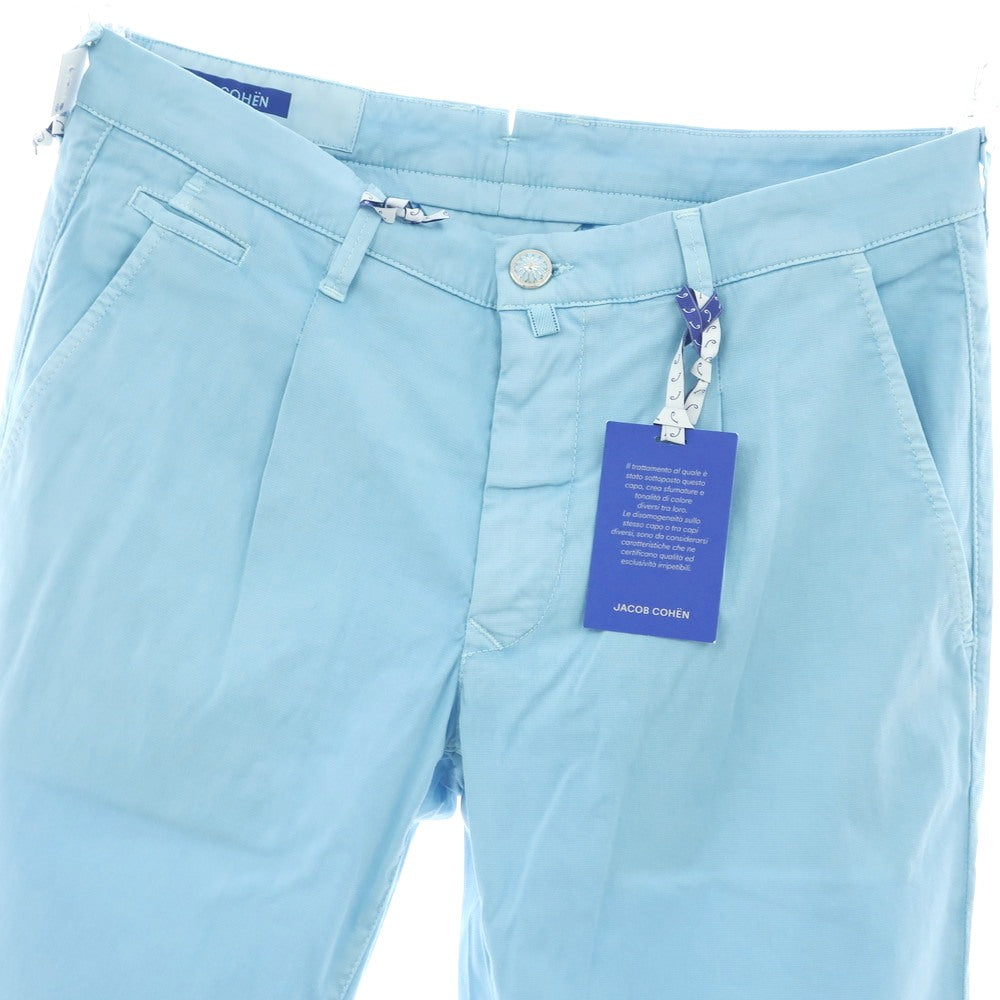 【SALE10%OFF/返品不可】【新品】ヤコブコーエン JACOB COHEN BOBBY 2 ストレッチ コットンリヨセル カジュアルスラックスパンツ ライトブルー【 34 】【 状態ランクN 】【 メンズ 】
