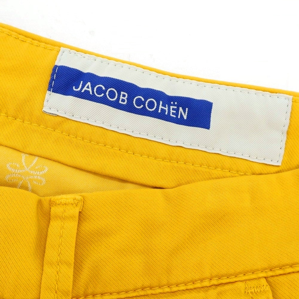 【SALE10%OFF/返品不可】【新品】ヤコブコーエン JACOB COHEN BOBBY 2 ストレッチ コットンリヨセル カジュアルスラックスパンツ イエロー【 34 】【 状態ランクN 】【 メンズ 】