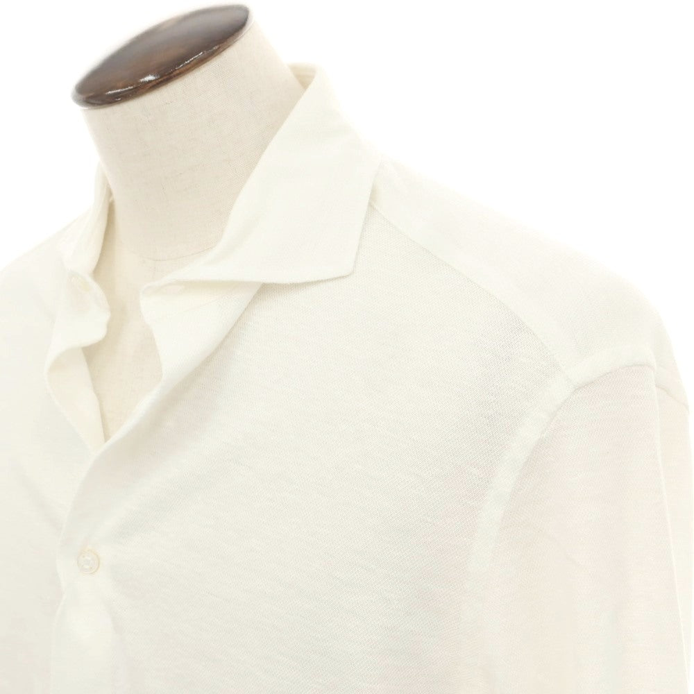 【SALE10%OFF/返品不可】【新品アウトレット】ヤコブコーエン JACOB COHEN リネンコットン カジュアルシャツ ホワイト【 L 】【 状態ランクN- 】【 メンズ 】