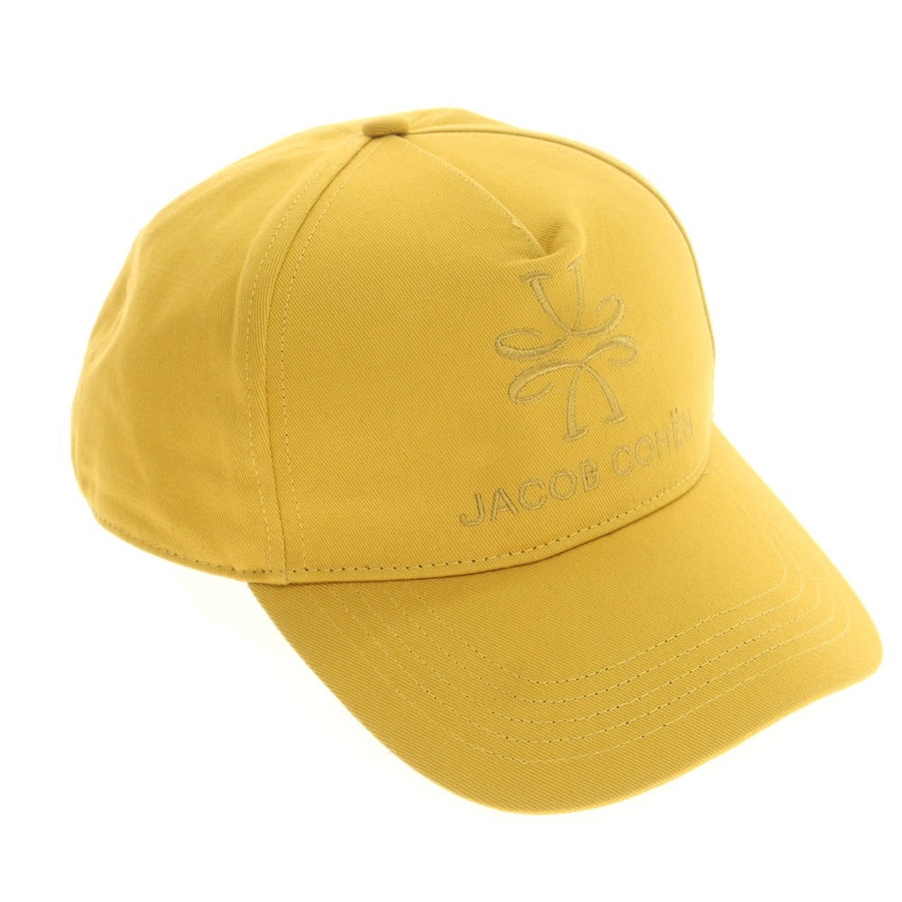 【新品】ヤコブコーエン JACOB COHEN コットン ベースボール キャップ マスタードイエロー【 U 】【 状態ランクN 】【 メンズ 】