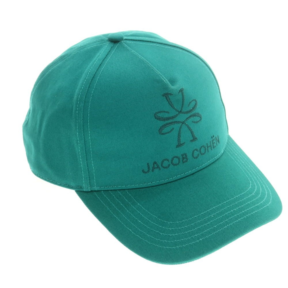 【新品】ヤコブコーエン JACOB COHEN コットン ベースボール キャップ エメラルド【 U 】【 状態ランクN 】【 メンズ 】